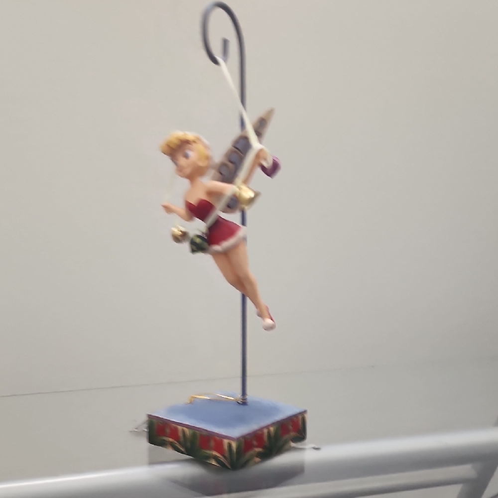 Disney Traditions Christmas Hanging Tinkerbell Standing Ornament - Picture 7 of 12